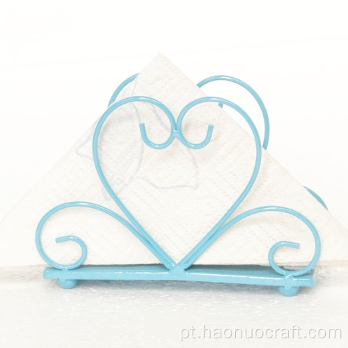 Porta-toalhas de papel moderno e simples em forma de coração